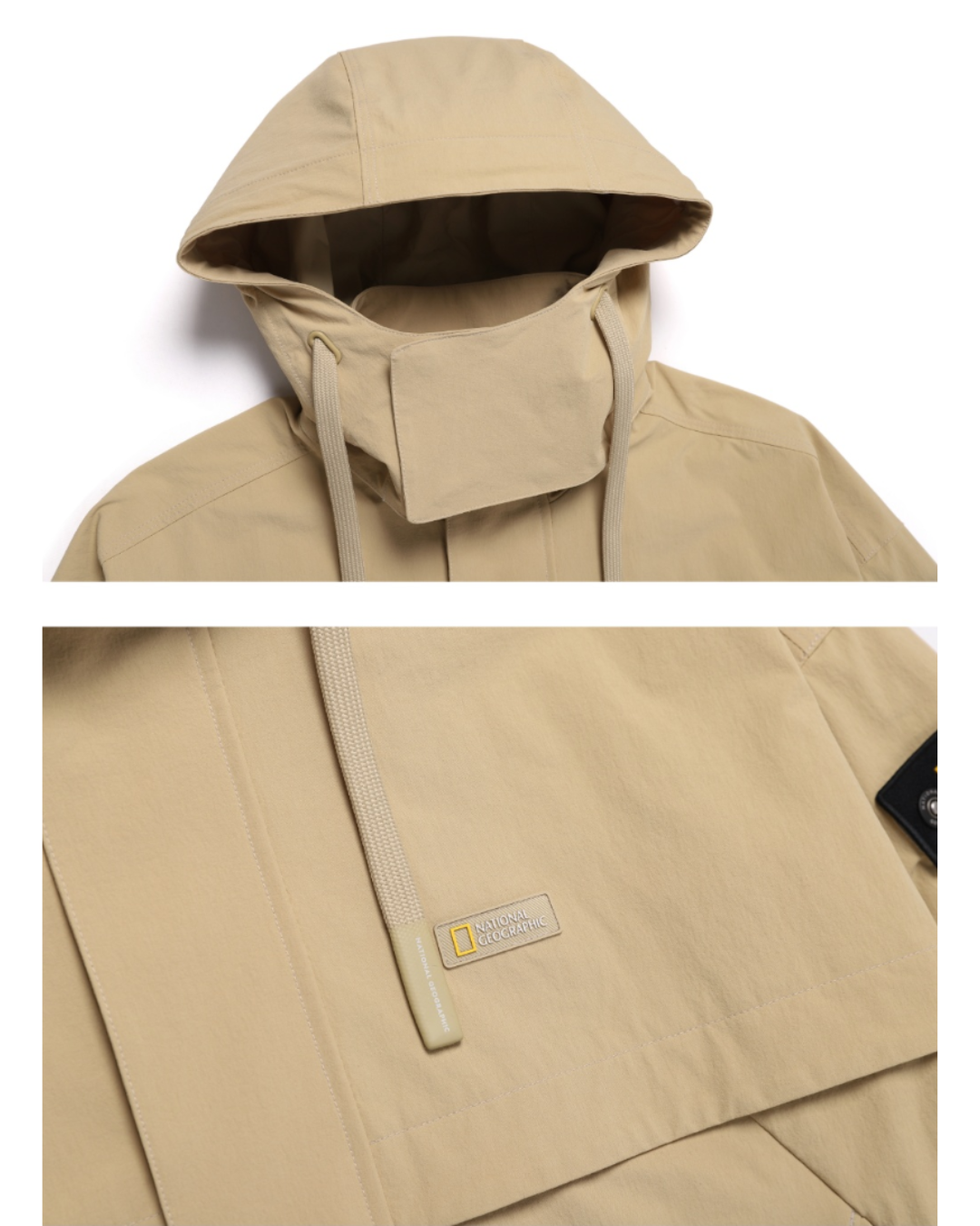 【預購】National Geographic LEMUR OVER FIT 防風連帽外套 帽子可拆 N251UJP040