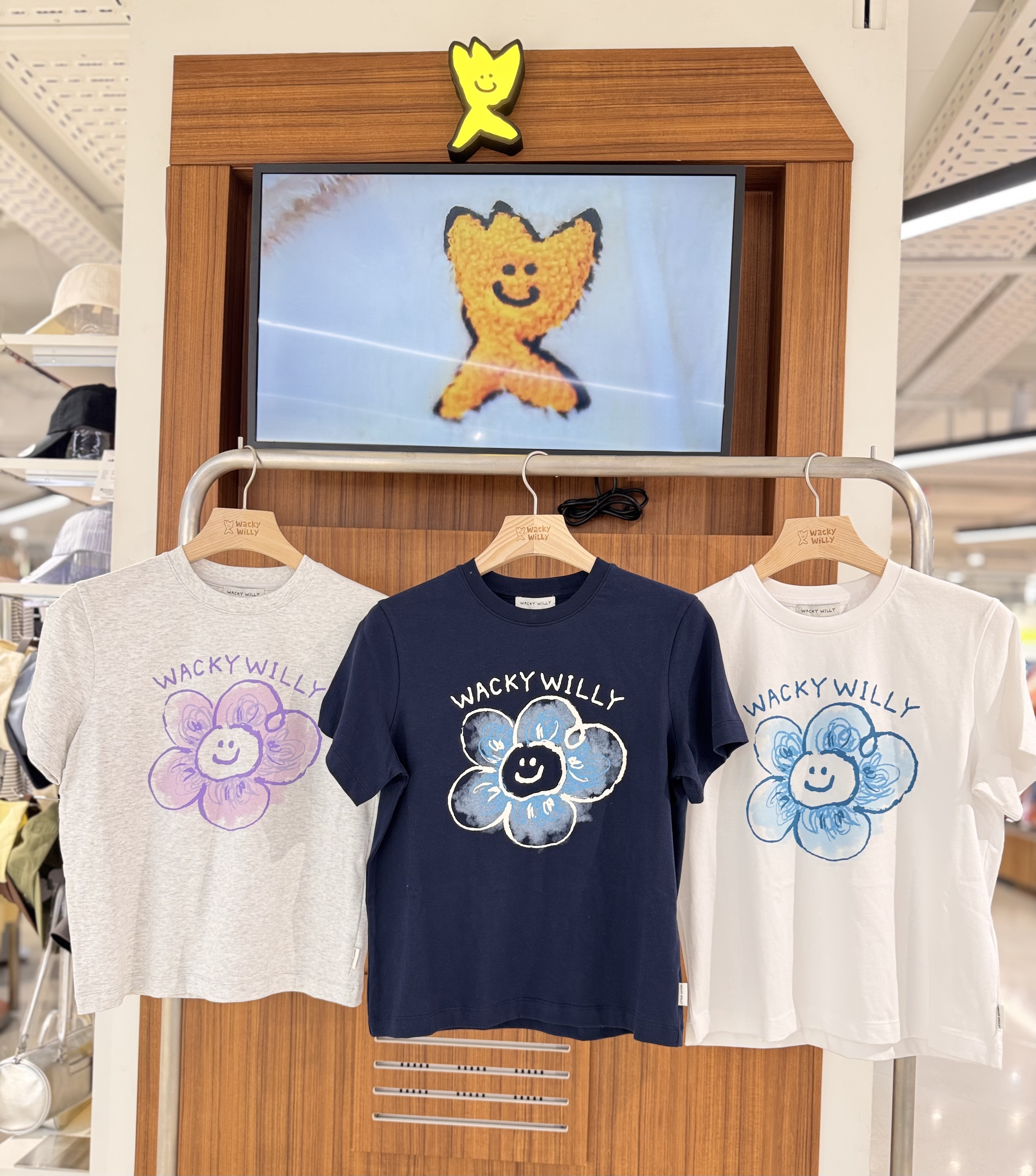 韓國KR 小飛人 Wacky Willy 2025新款花花T恤【女款】