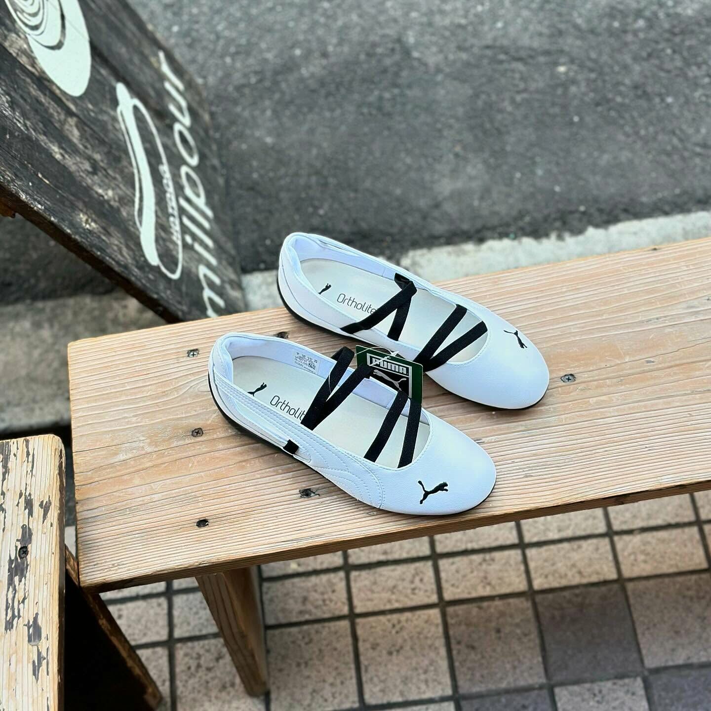 PUMA Speedcat Ballet LTH 白色 白黑 皮革 芭蕾舞鞋 40358701