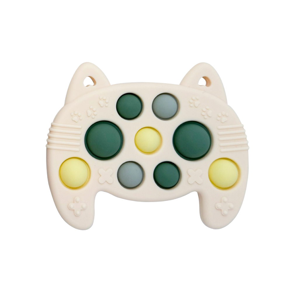 綠喵喵打電動寶寶固齒器