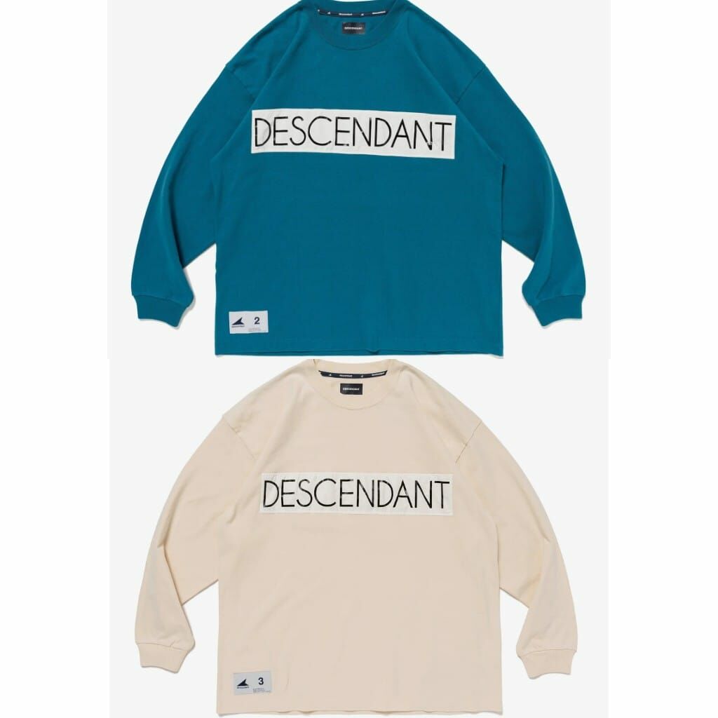 [現貨] DESCENDANT SS25 STRAIN PATCH LS | (OFF WHITE / TEAL)