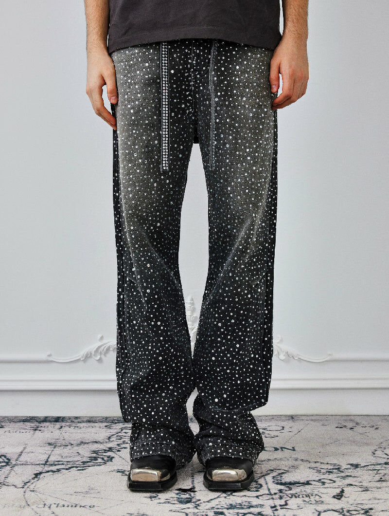 BIRTH OF ROYAL CHILD｜3D Printing Washed 20k Swarovski Diamond Boro Denim (BLK)