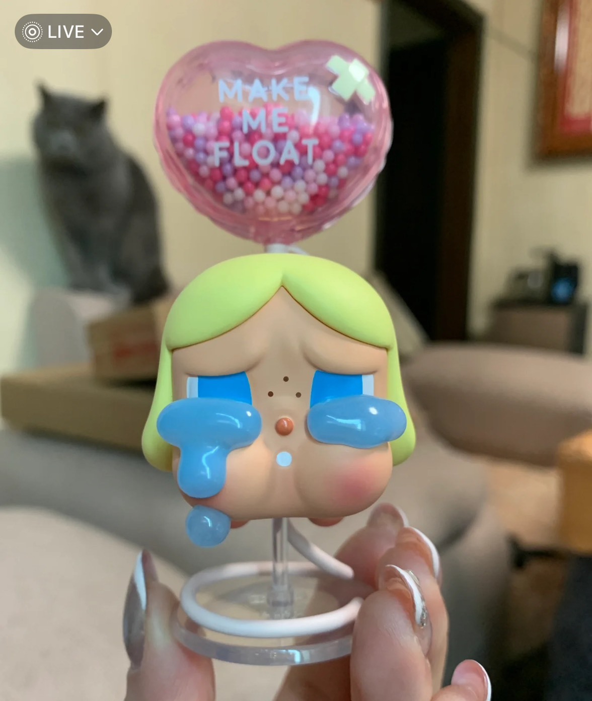 2025最新 正版泡泡瑪特 CRYBABY  MAKE ME FLOAT 漂浮手辦
