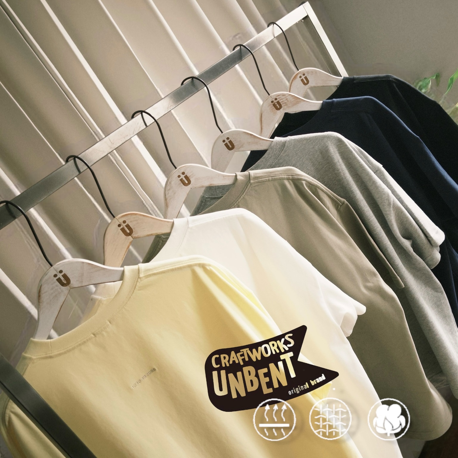 ｜早鳥優惠🔥｜Unbent 25’s 刺繡 抗菌Basic 短Tee