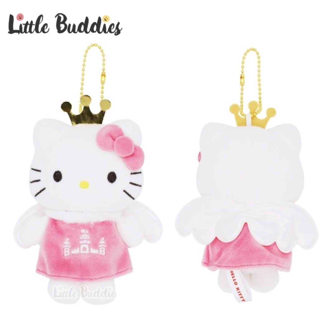 日本 Sanrio 樂園限定 天使皇冠造型 公仔匙扣