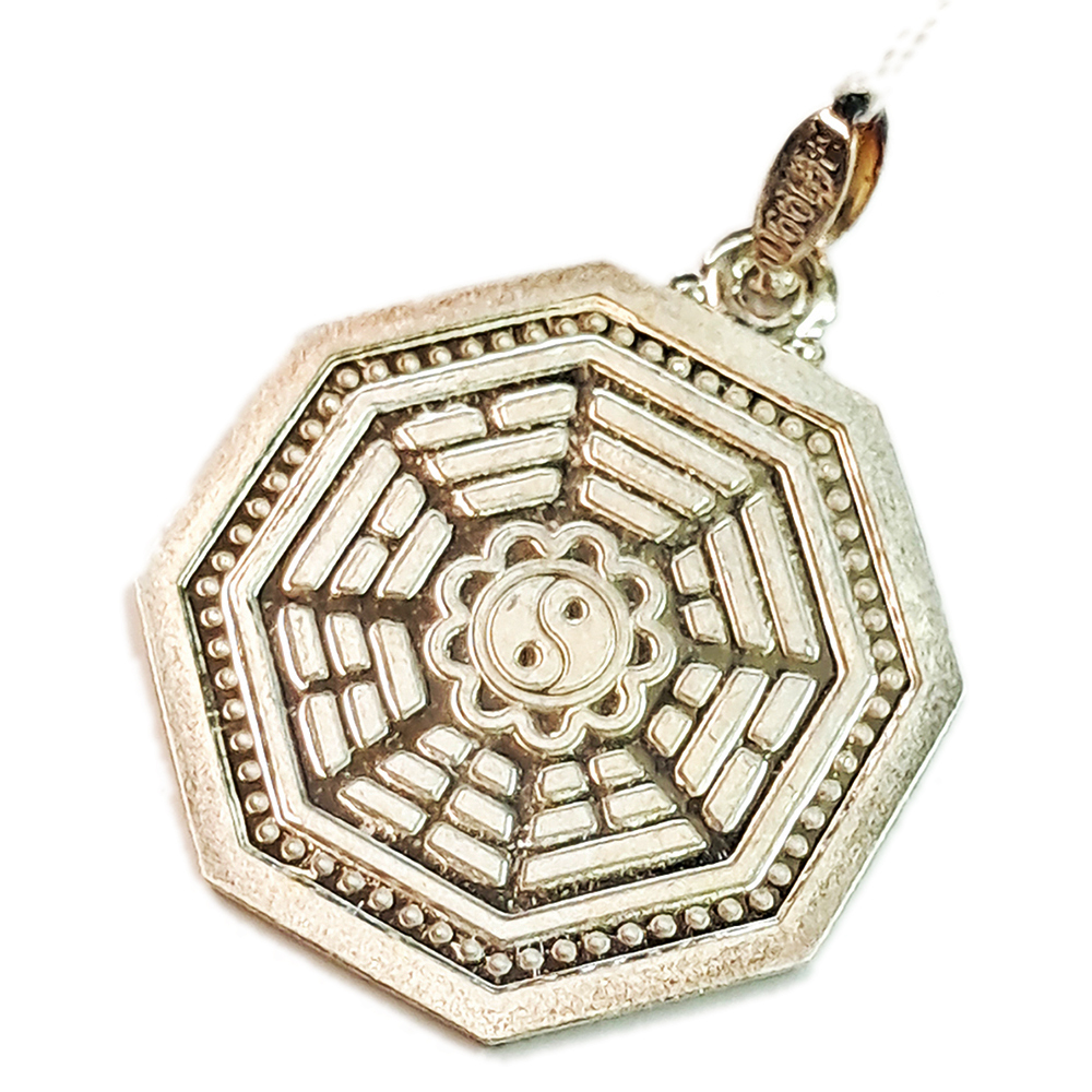 八卦 吉祥如意{925純銀}墜飾 2.4公分【十方】145929