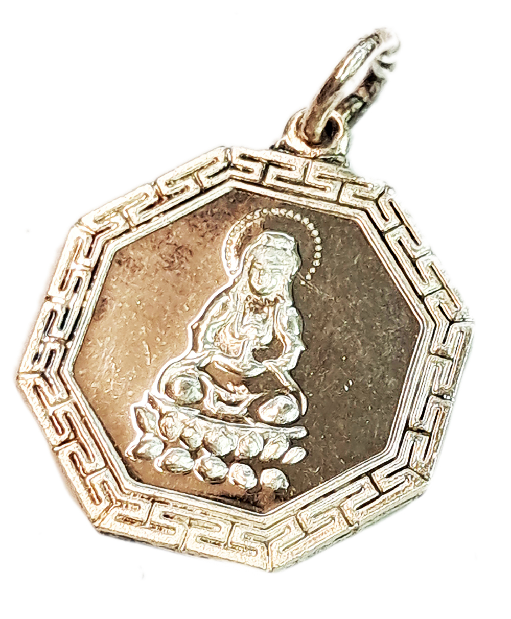 觀音&八卦{925純銀}墜飾1.9公分【十方】148015