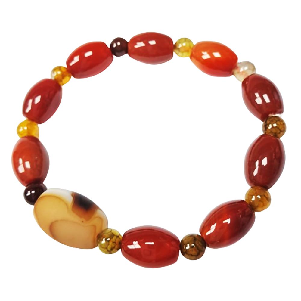 藥師珠&龍麟火供珠&紅玉髓手珠10*13mm【十方】152678