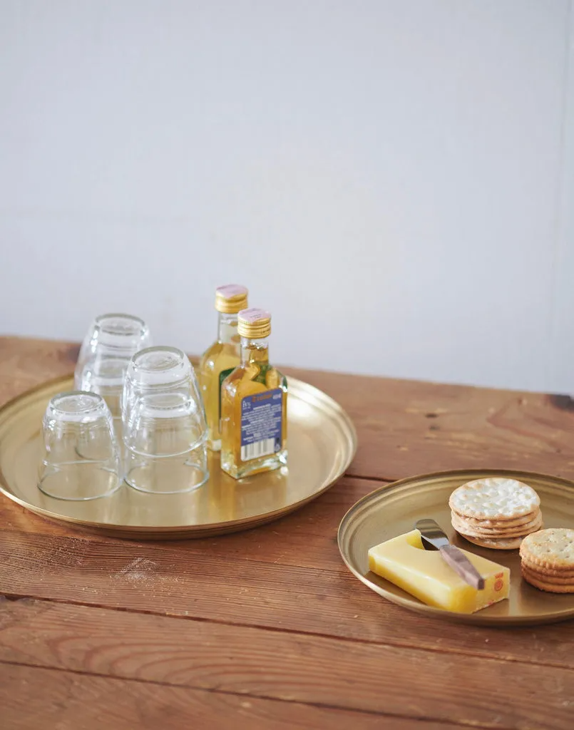 日本 Fog linen work|黃銅手工托盤-正方 IHP009S