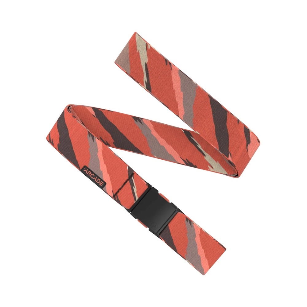 Arcade Belts Brushstroke Slim 腰帶 彈性皮帶 Coral [HappyOutdoor]