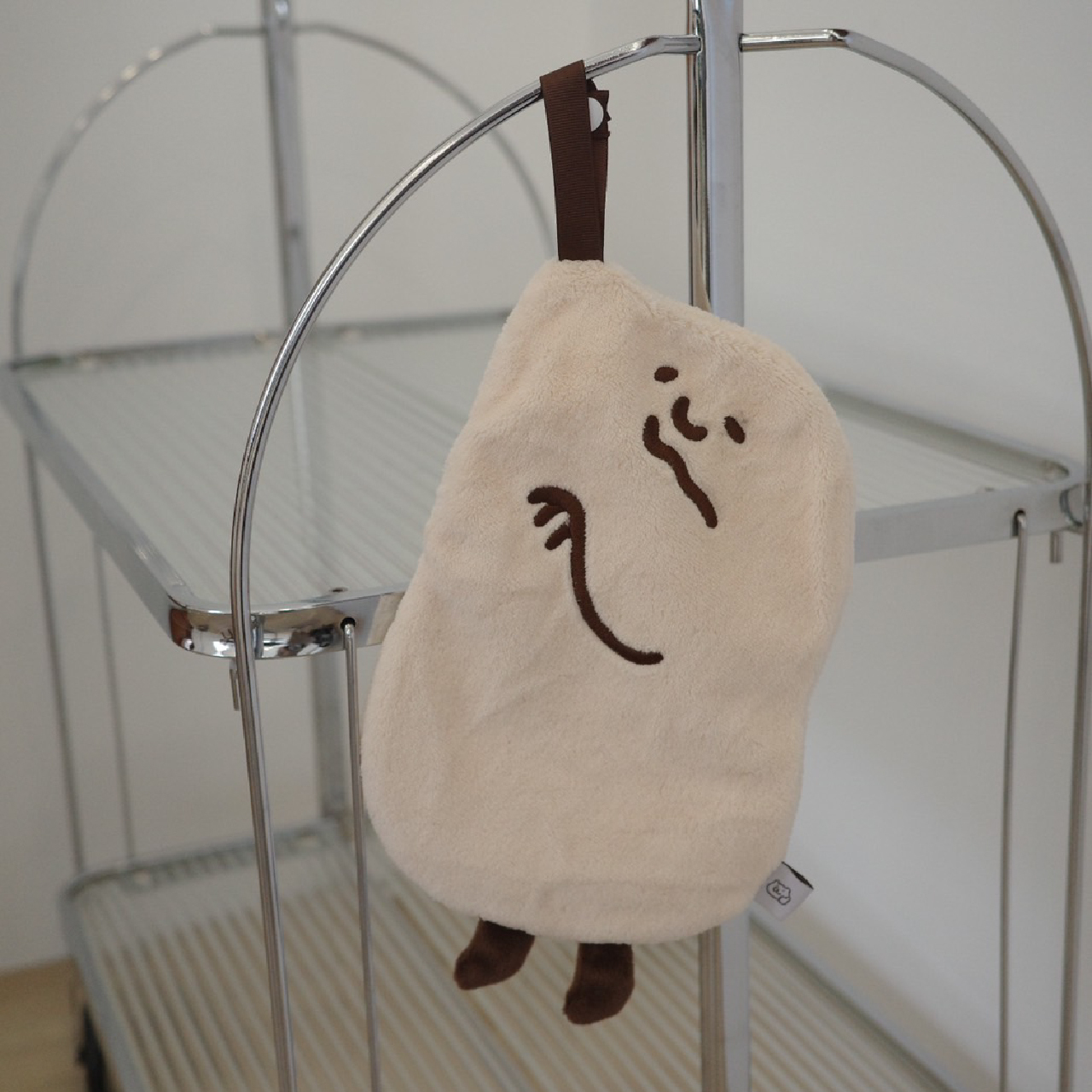 咻熊家 泥的刺繡擦手巾