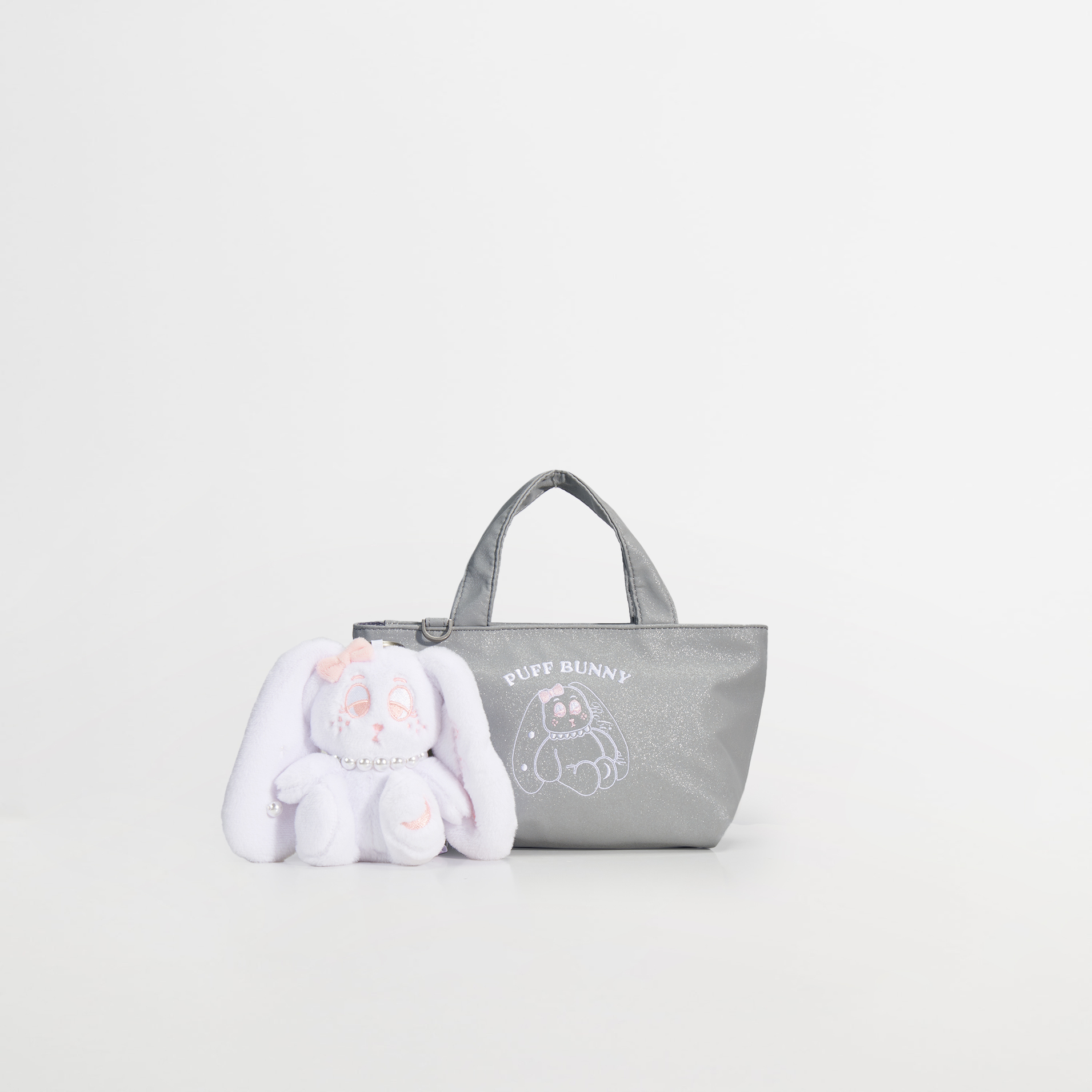 ★ROBINMAY Puff Bunny 星球手提包 ナイロンハンドバック/送料込 Puff Bunny 星球小托特包｜尼龍女包｜手提包｜ROBINMAY 官方網站(RM)