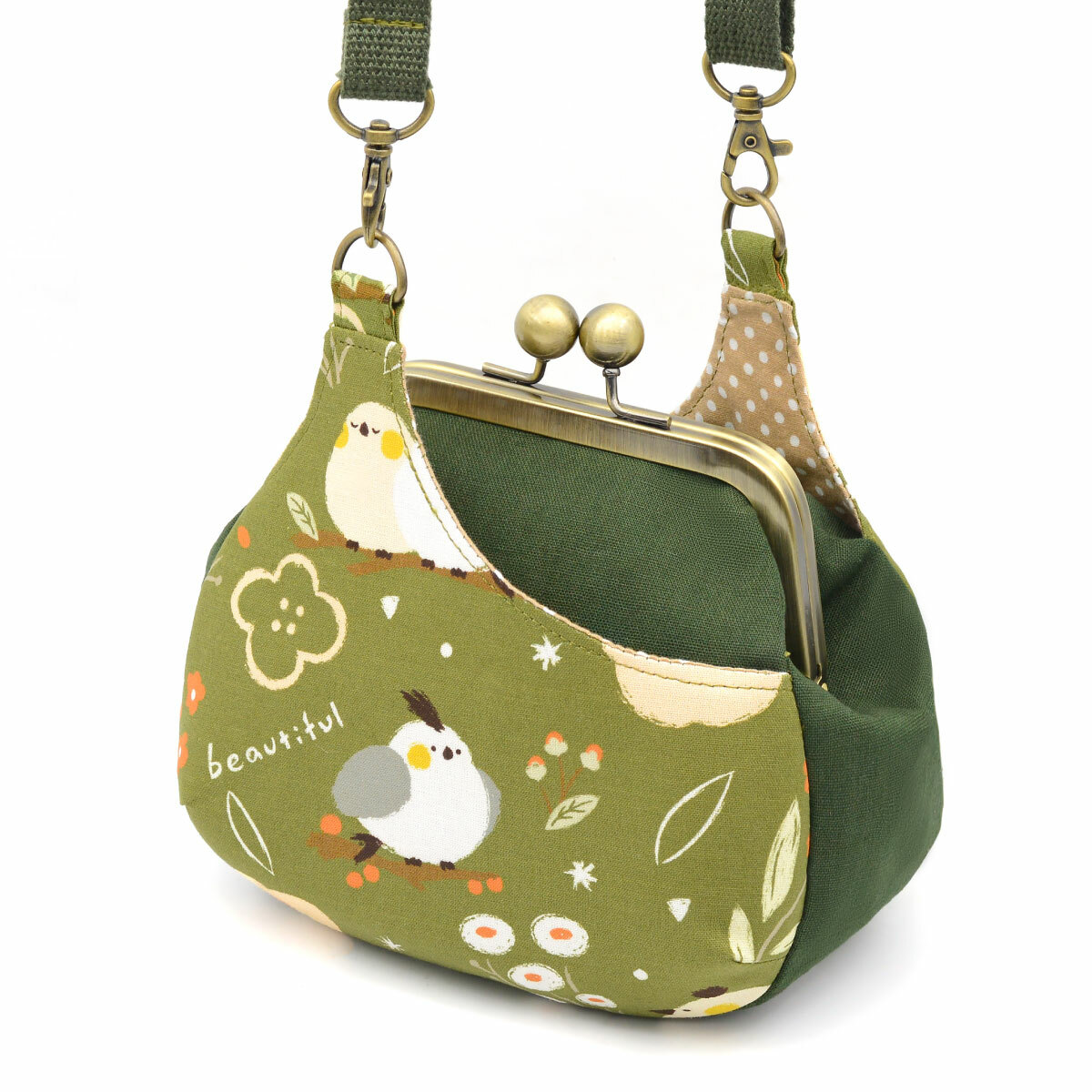 梯形口金斜背包【材料包】