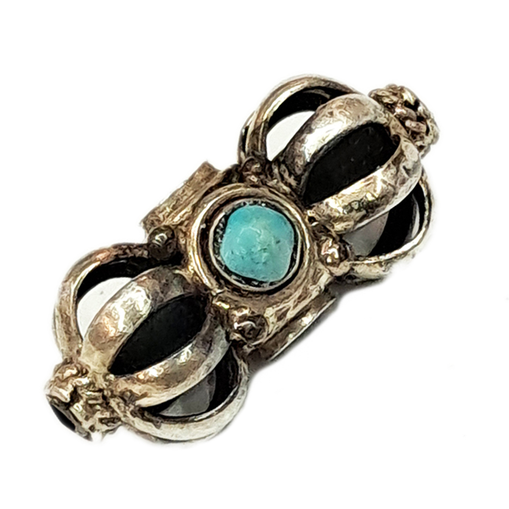 金剛杵925純銀墜飾2.3*1.1公分【十方】150679