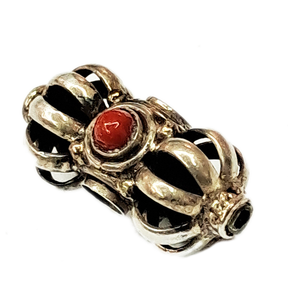 金剛杵925純銀墜飾2.3*1.1公分【十方】150679