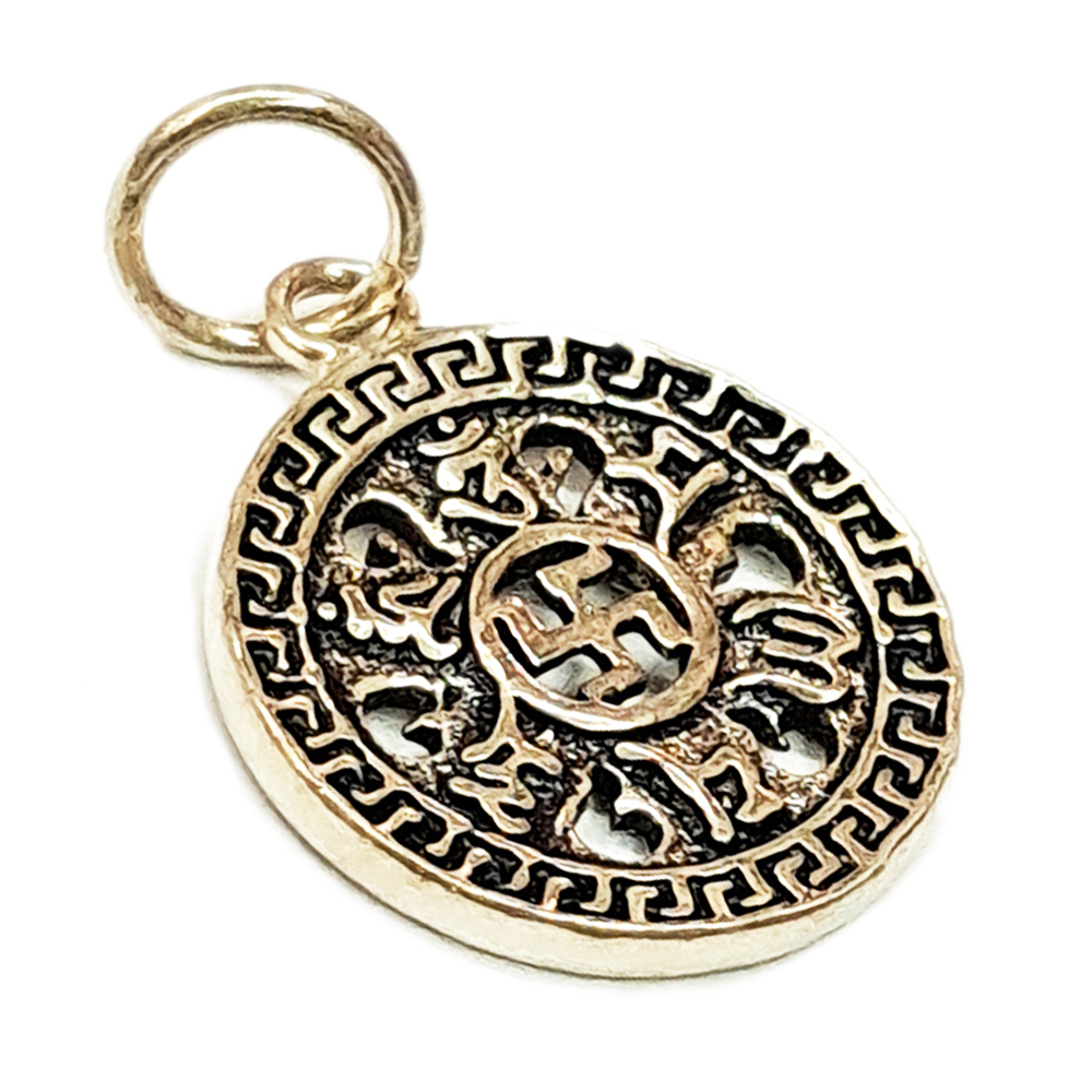 六字真言{925純銀}微型 墜飾【十方】154588