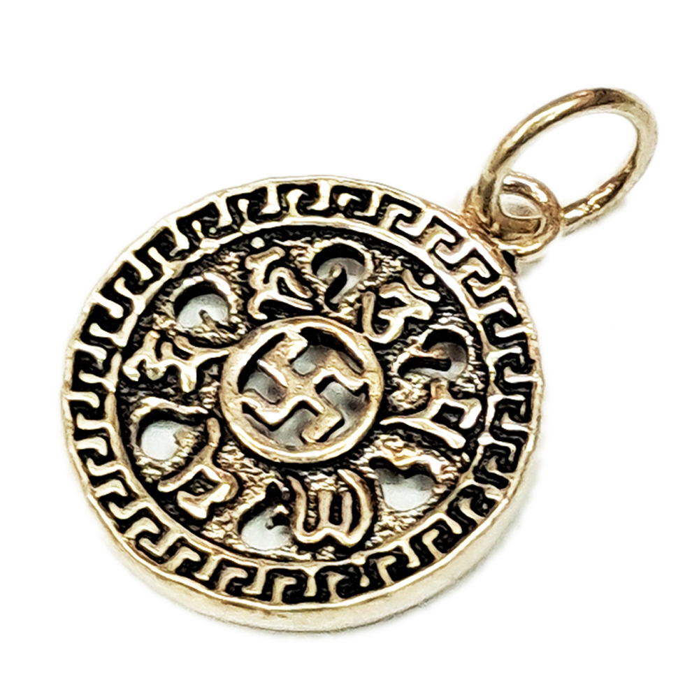 六字真言{925純銀}微型 墜飾【十方】154588