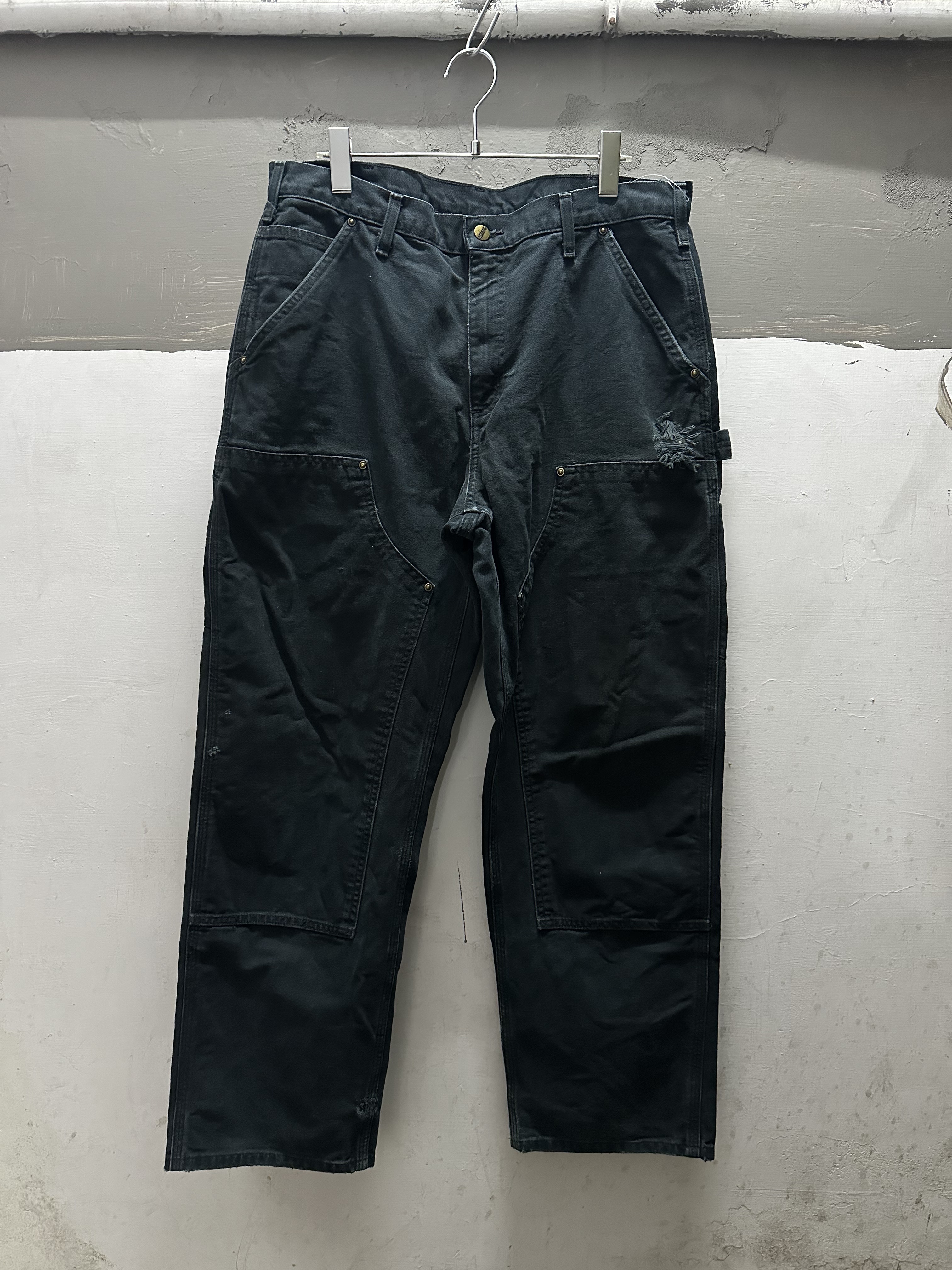 Carhartt Double Knee Black Duck Pants