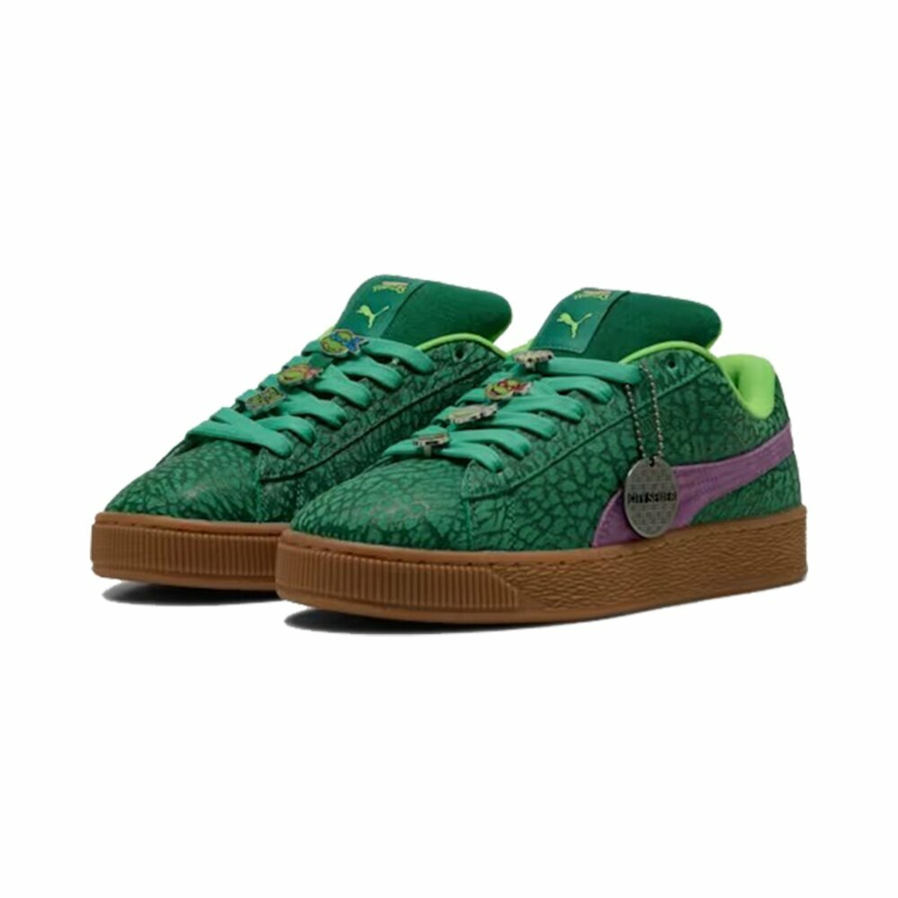 TMNT X Puma Suede XL 忍者龜 綠紫 401304-01 焦糖底 板鞋 休閒鞋 運動鞋 男鞋