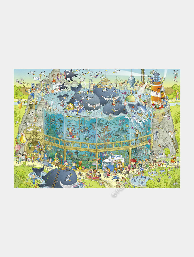 雲塔圖 水族館動物區/Funky Zoo/Degano /1000片/HEYE