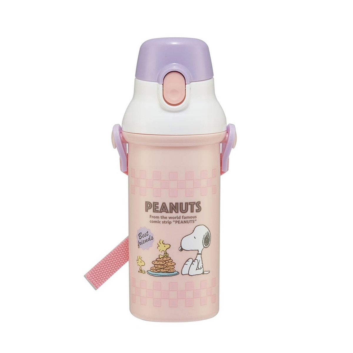 Skater Snoopy 480ml One Touch Bottle -AG