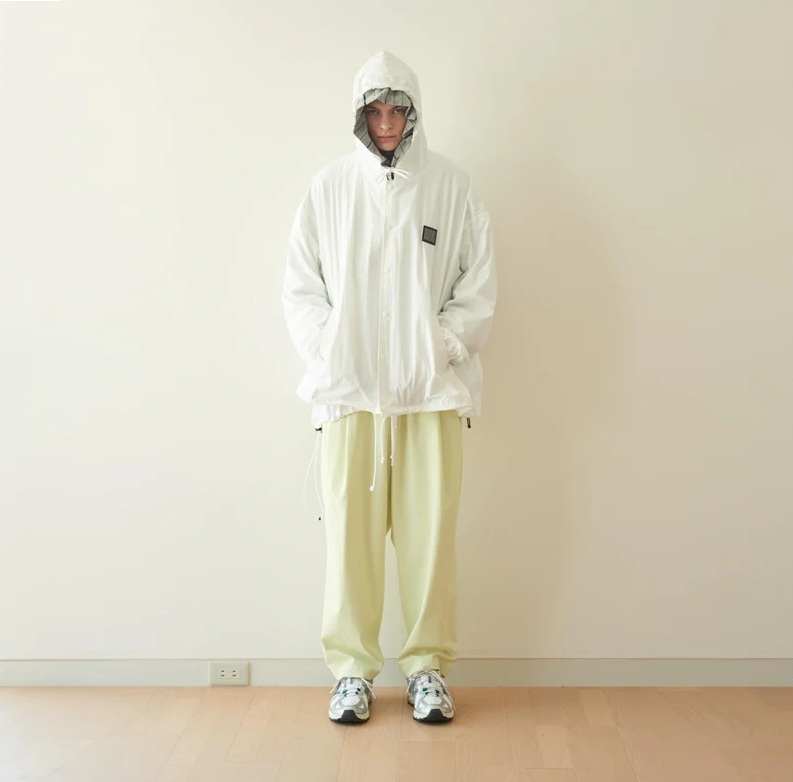 S.F.C (Stripes For Creative) 2025 S/S HOODY COACH JACKET (SFCSS25J04) - OFF-WHITE PRE ORDER ITEM (預訂中)
