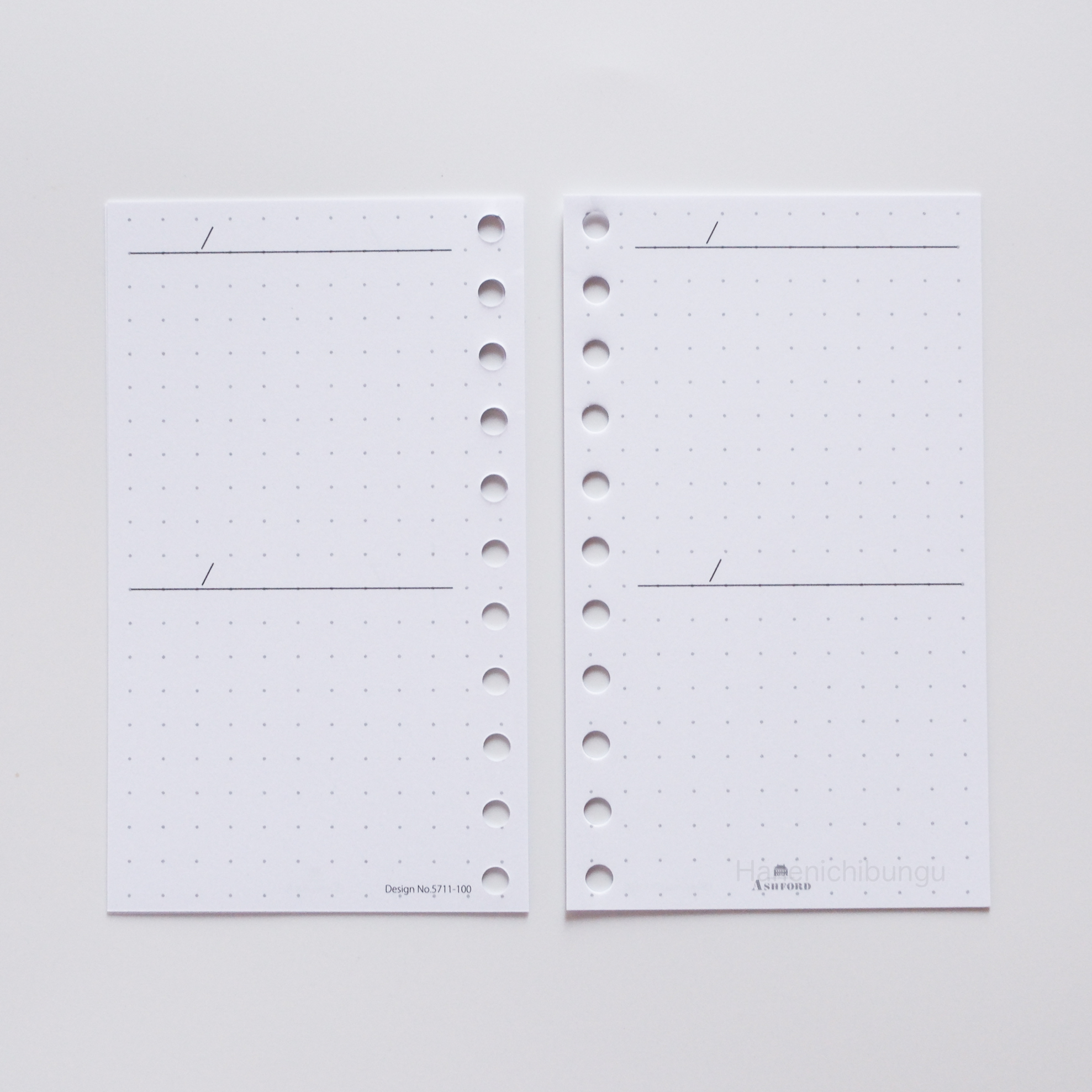 MICRO5／26孔活頁手帳通用內頁／自言自語日記（30張入）