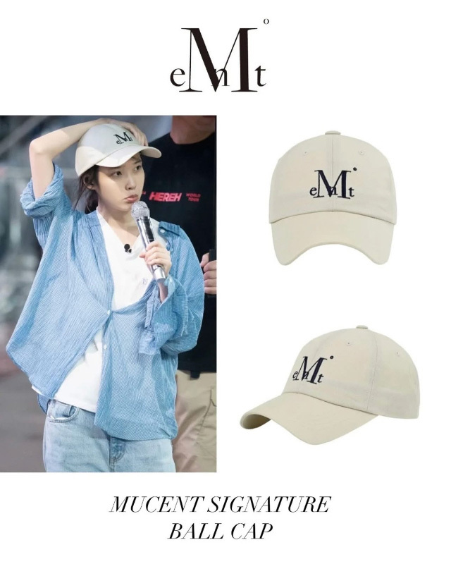 韓國 MUCENT 經典logo 棒球老帽 韓國設計師品牌 IU李知恩同款