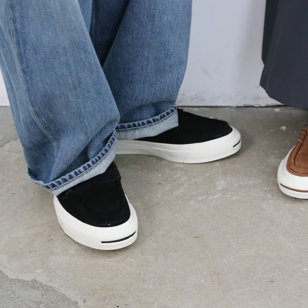 日本限定聯名款 CONVERSE JACK PURCELL x Graphpaper GP 開口笑 樂福鞋 棕色 黑色 麂皮 休閒鞋 男女同款 33301370 33301371