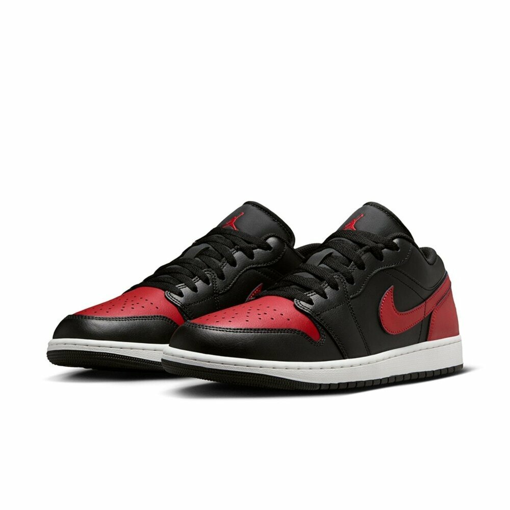Nike Air Jordan 1 Low Bred Twist 黑紅 553558-067 透氣 AJ1 一代 喬丹 低筒 運動鞋 休閒鞋 男鞋