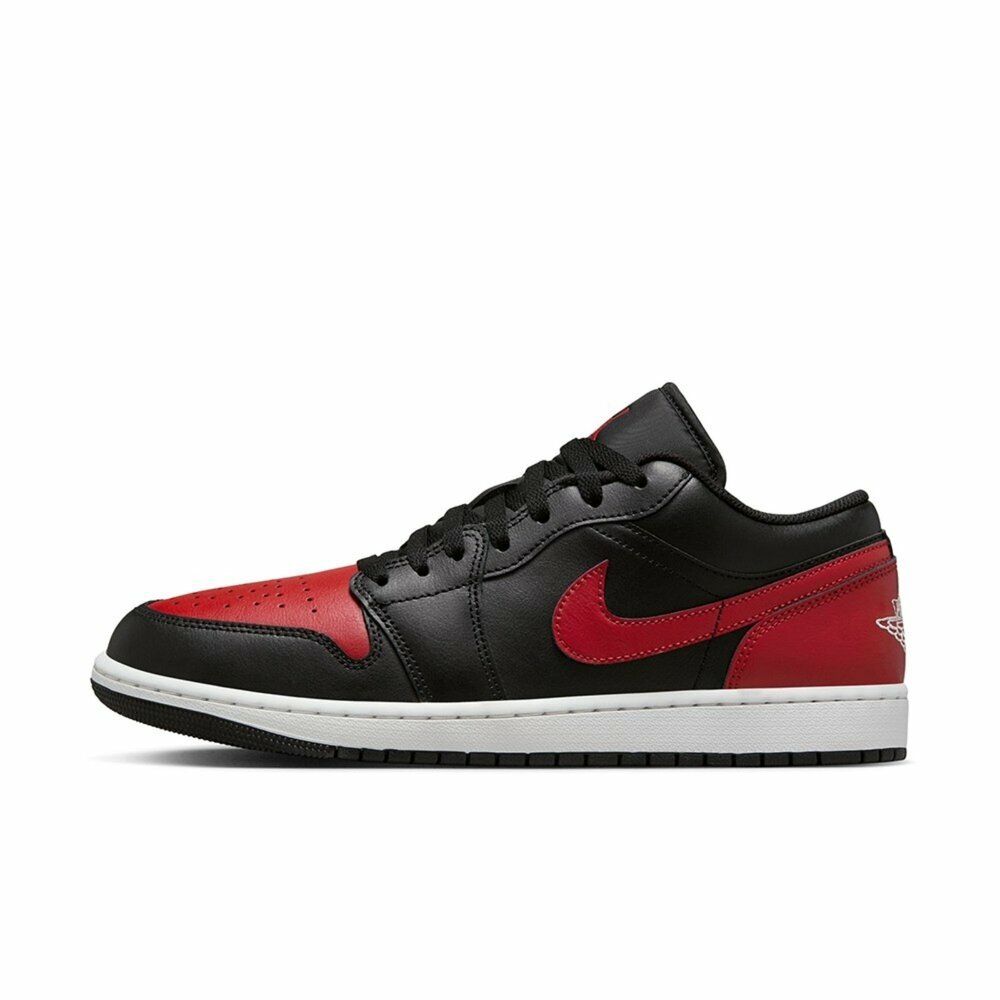 Nike Air Jordan 1 Low Bred Twist 黑紅 553558-067 透氣 AJ1 一代 喬丹 低筒 運動鞋 休閒鞋 男鞋