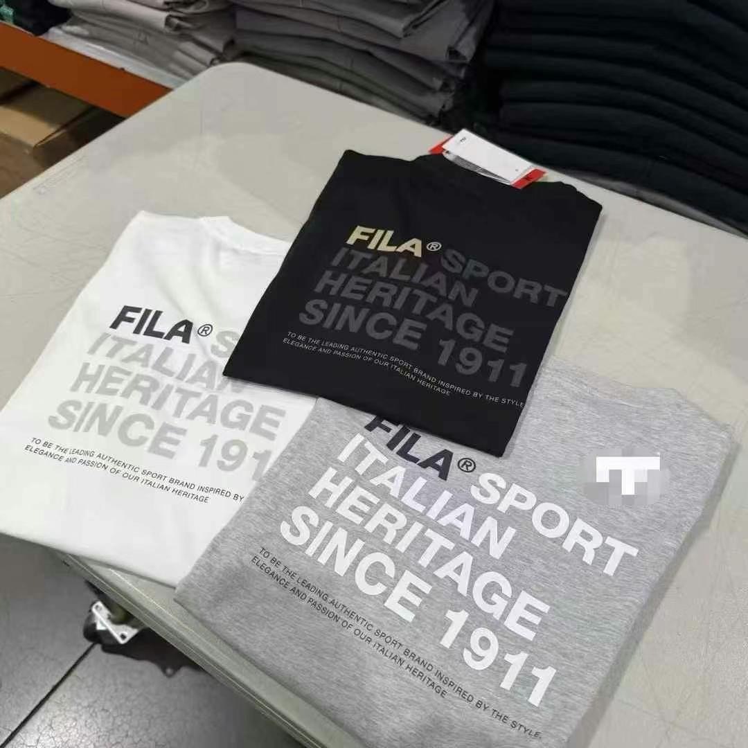 【韓國預購】AK033101 Fila 背面文字短袖上衣