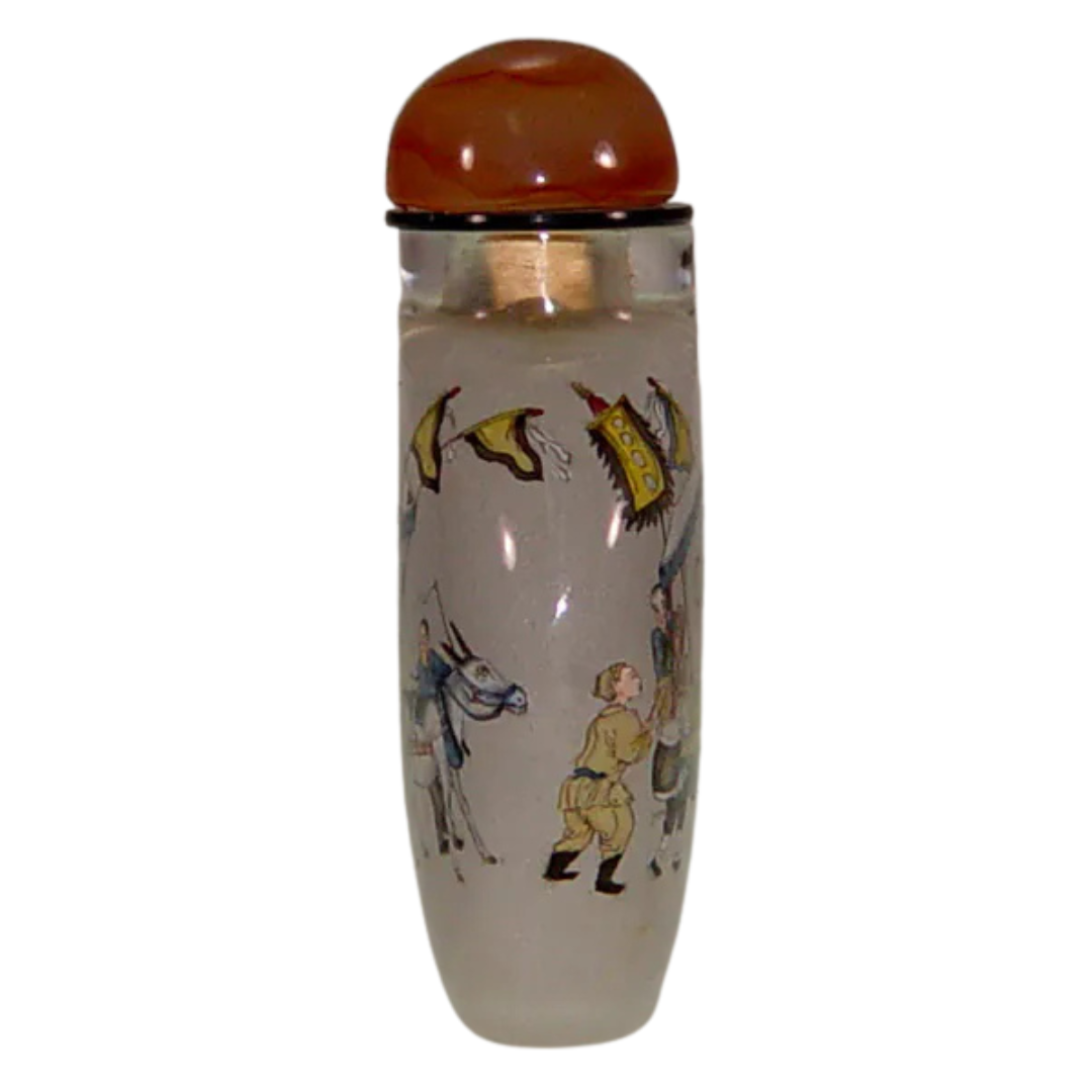 赴會人物鼻煙壺 熱鬧歡聚流露風華雅韻