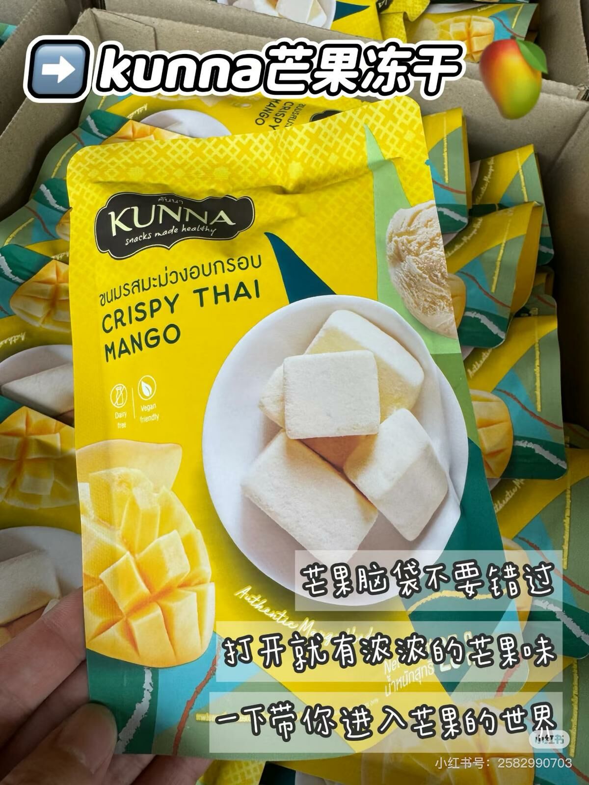 【現貨】K033102 泰國 KUNNA Crispy Thai 凍乾系列