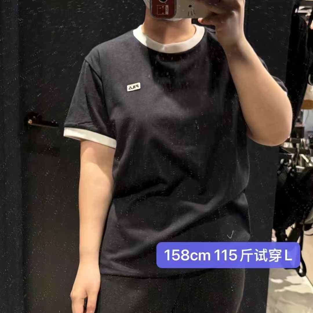 【韓國預購】AK033103 Fila 有邊短袖上衣