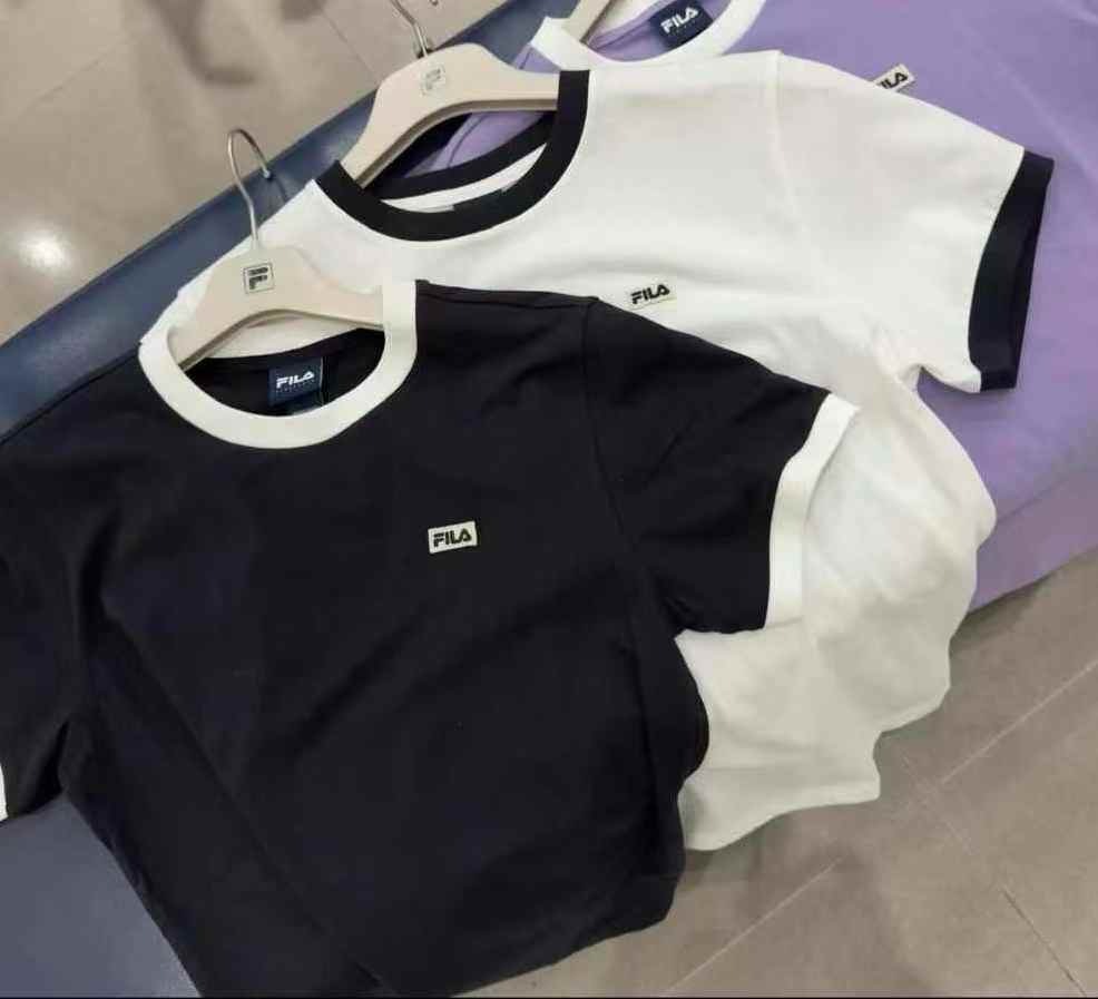 【韓國預購】AK033103 Fila 有邊短袖上衣