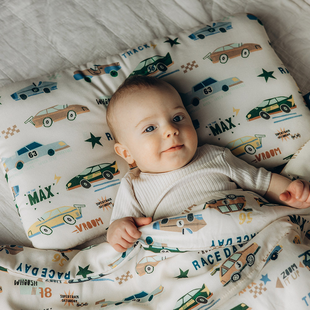 La Millou波蘭 竹纖涼感被(140x110cm)｜抗菌被｜無流蘇簡約質感｜賽車總動員