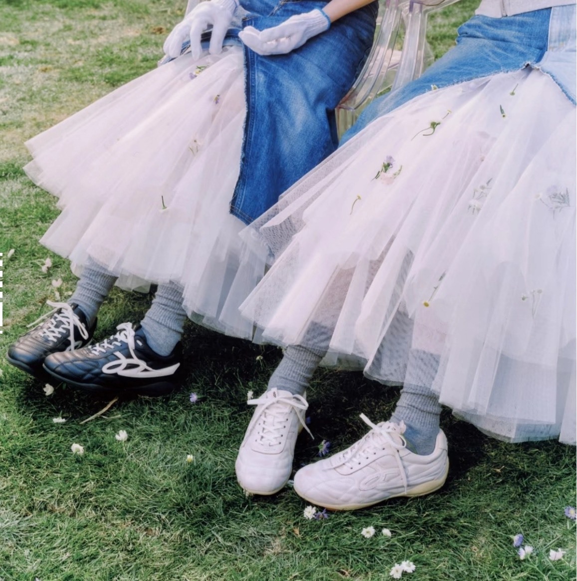 (白敬亭同款)  GOOD BAI 復古時尚流浪鞋 做舊白  B25SSFWG003-DW