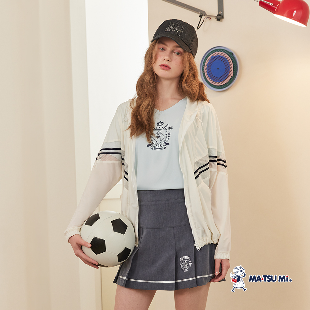 MA‧TSU Mi  抗UV-瑪娃冰絲防曬上衣(粉.水藍)