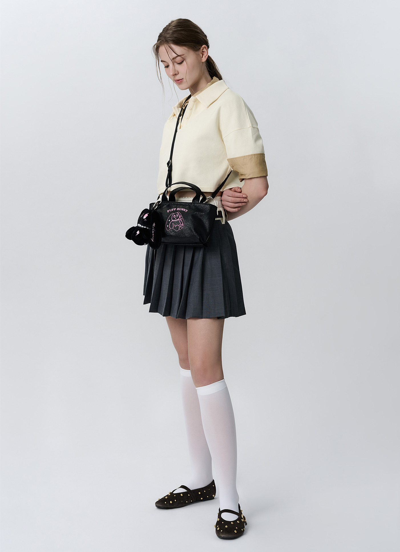 ★ROBINMAY Puff Bunny 星球手提包 ナイロンハンドバック/送料込 Puff Bunny 星球小托特包|尼龍女包|手提包|ROBINMAY 官方網站(RM)