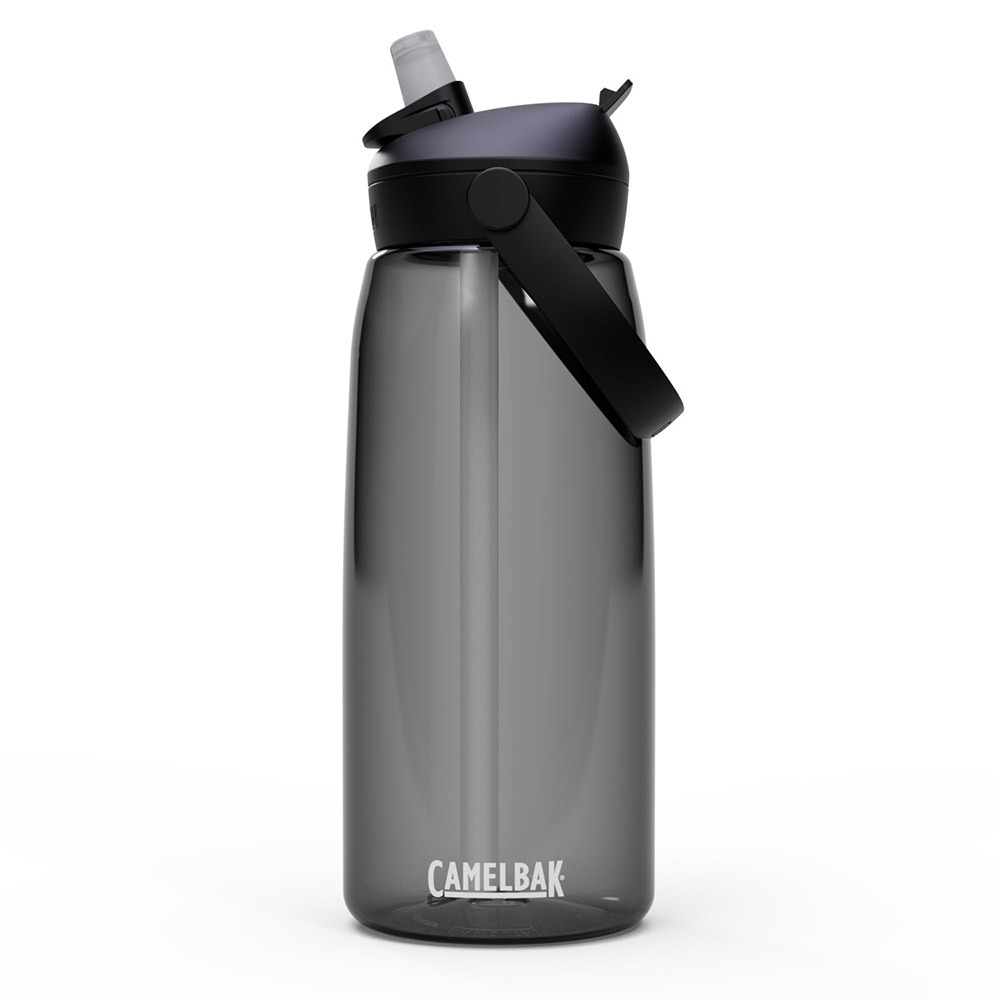 【CamelBak】1000ml Flip Straw多水吸管水瓶RENEW -[黑、綠]