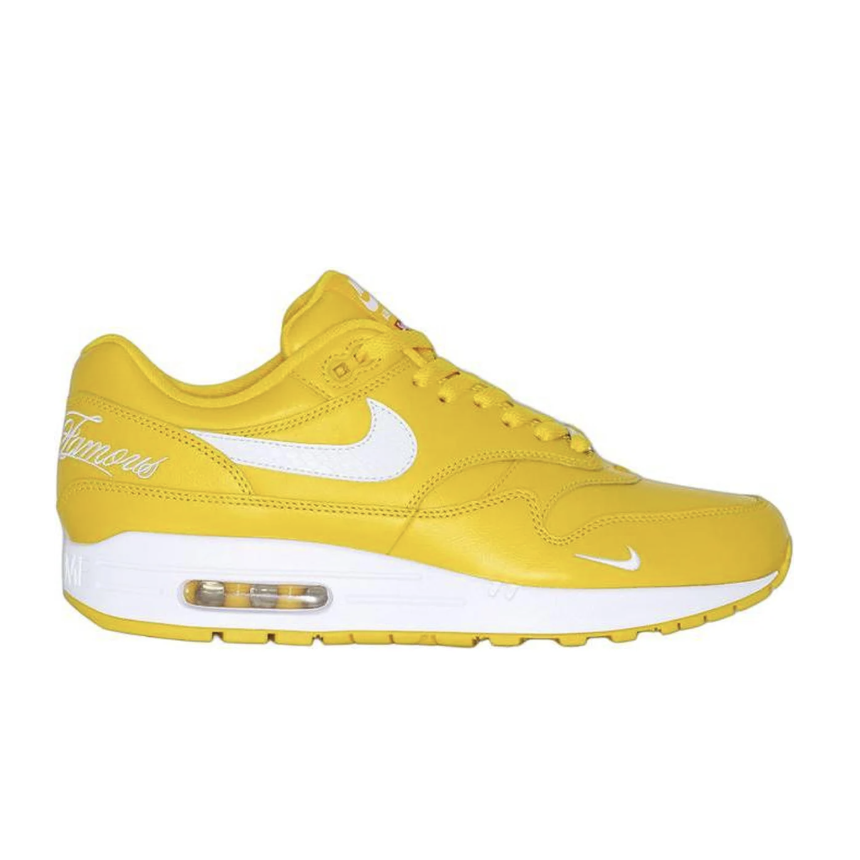 -(A7c)-SUPREME X NIKE AIR MAX 1 WORLD FAMOUS 聯名款 球鞋 黃色-HF8813 700