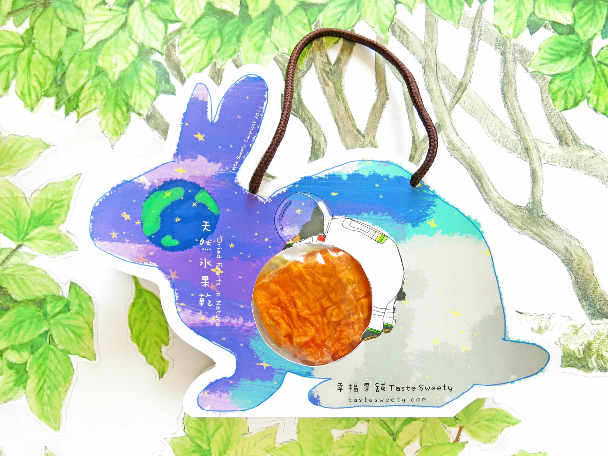 兔兔熊手提造型水果乾