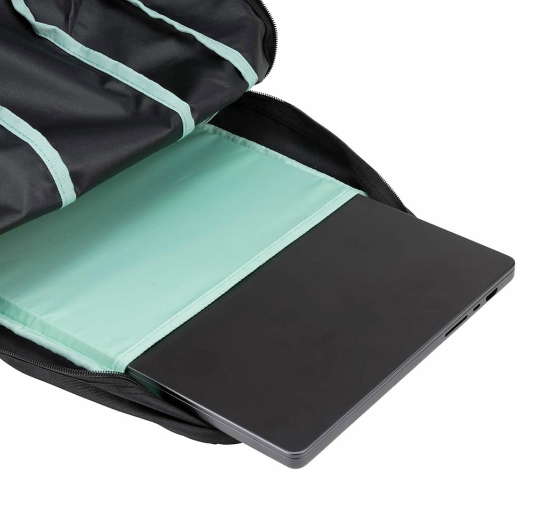 MIZUNO GB BACKPACK WASO 25L 運動書包 黑綠色