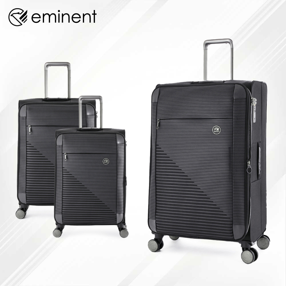 eminent萬國通路 S1130 20吋 24吋 28吋 行李箱 輕量布箱 輕巧耐磨 可擴充 前開式行李箱