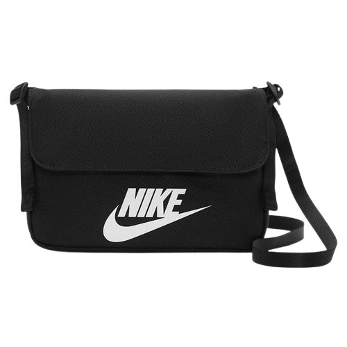 NIKE W NSW FUTURA 365 CROSSBODY 黑白 刺繡 可調式 斜背包 CW9300-010