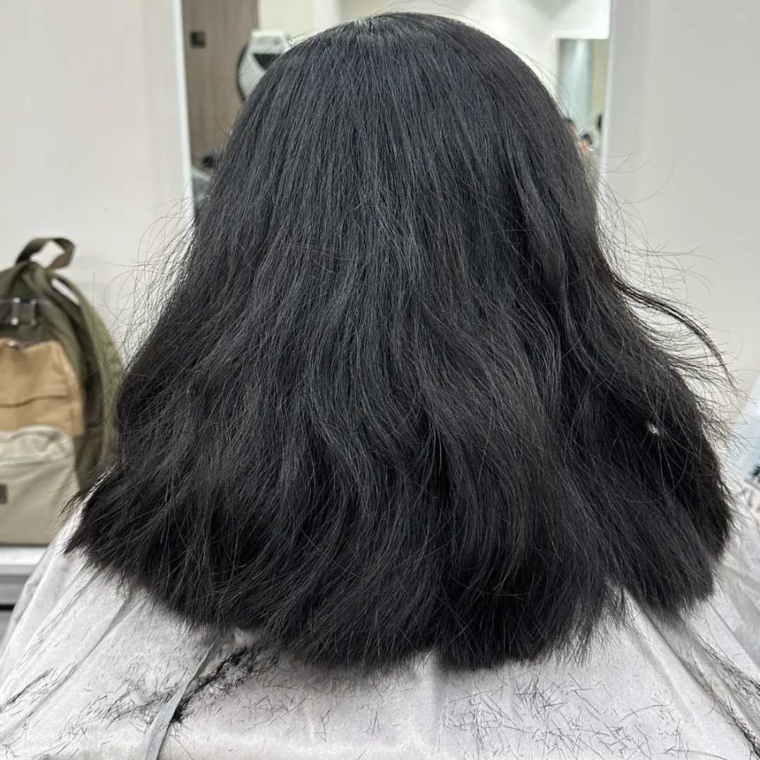 Hair Straightening Before and After / Seven's Work