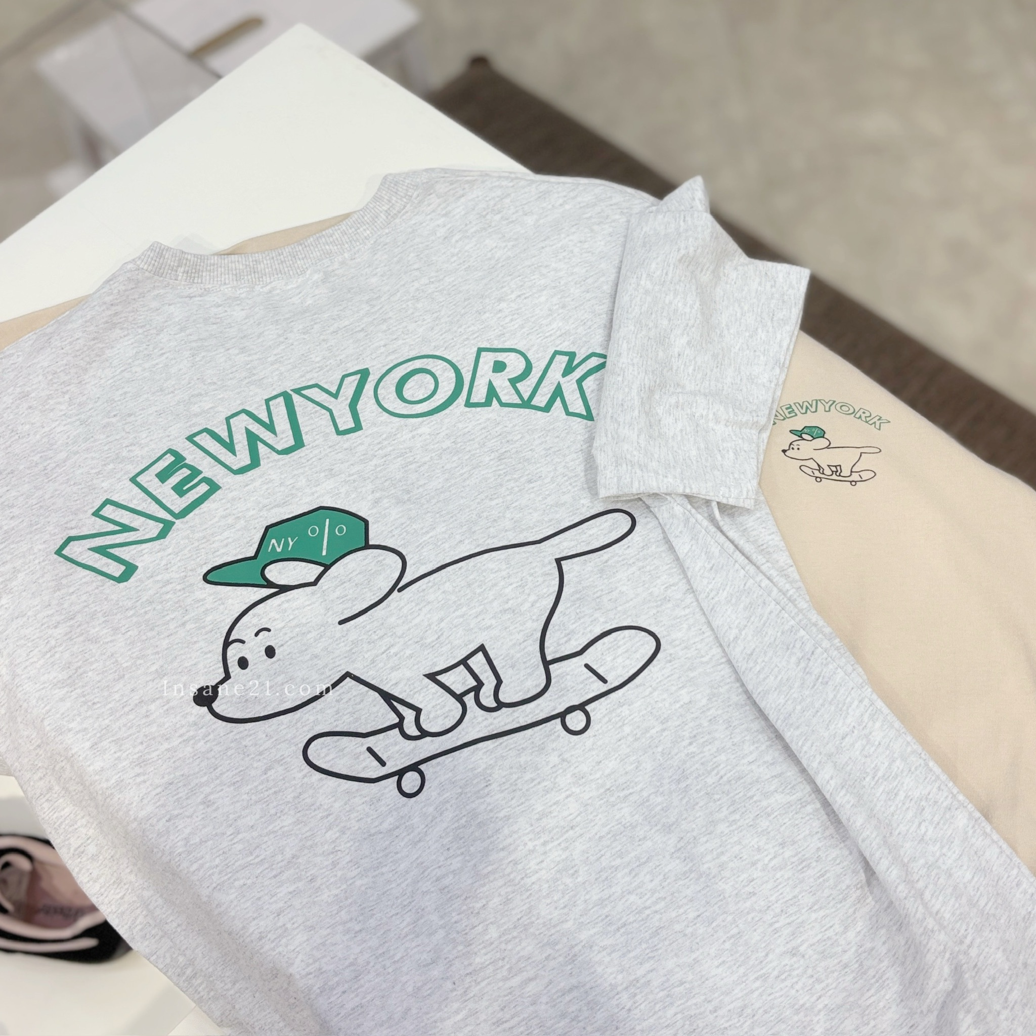 CONCEPT 滑板狗 背後大圖 短袖 短T 上衣