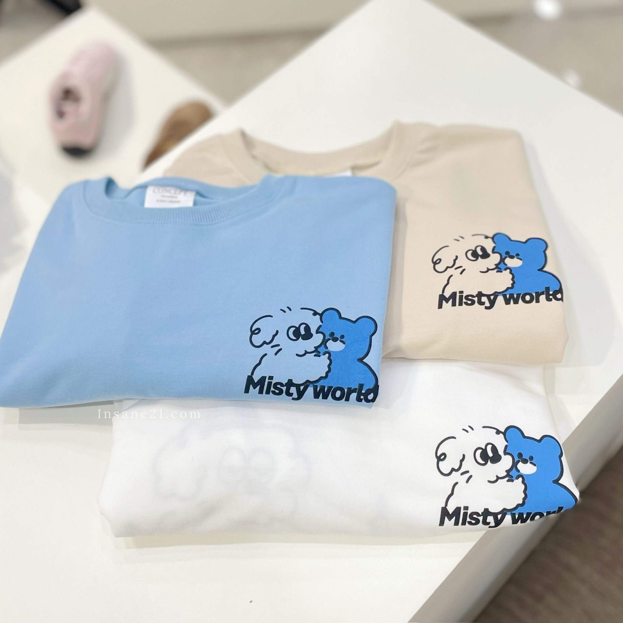 CONCEPT MISTY WORLD 晚安狗 背後大圖 短袖 短T 上衣