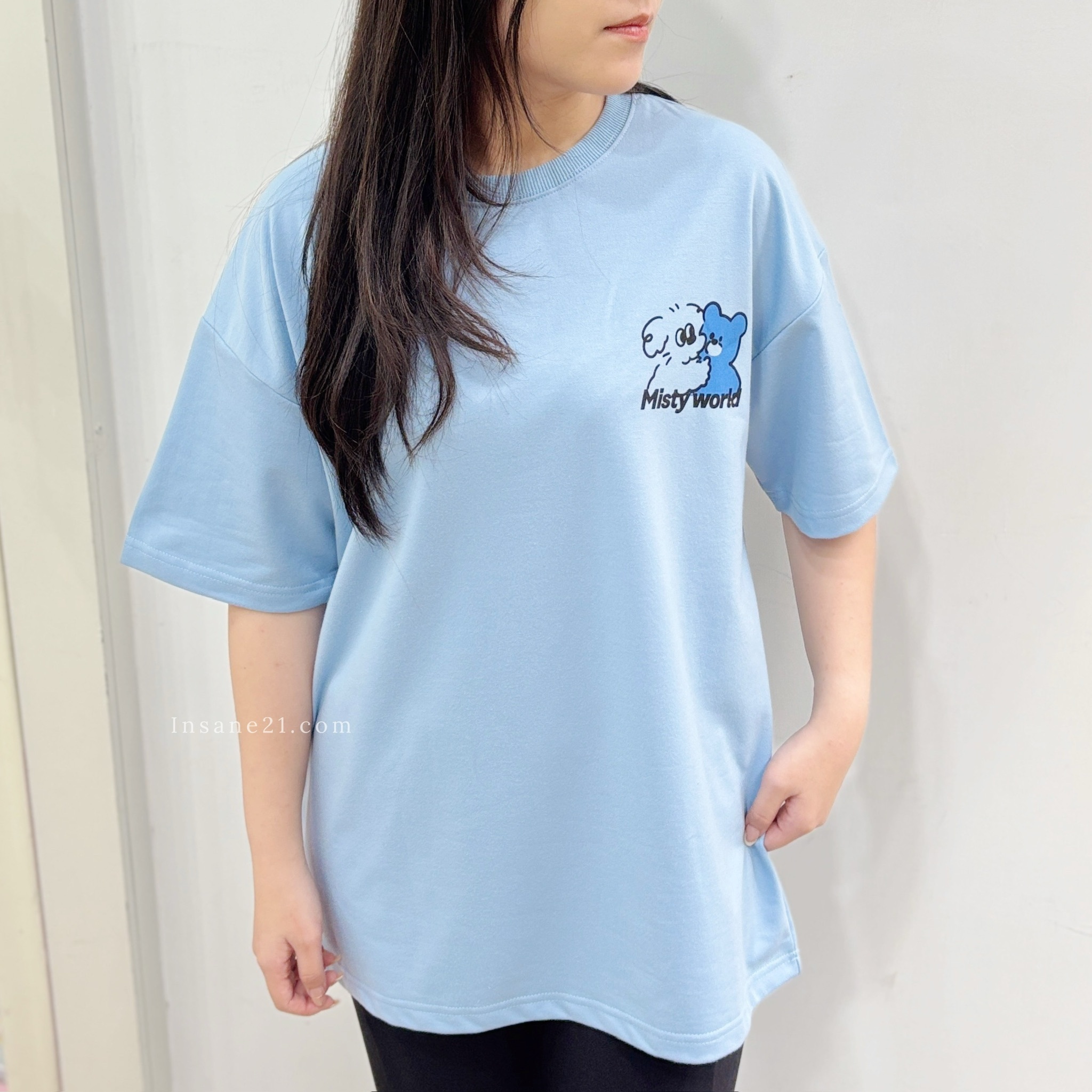 CONCEPT MISTY WORLD 晚安狗 背後大圖 短袖 短T 上衣